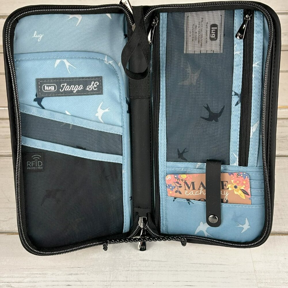 Lug Tango travel wallet in Icepop - black multicolor stitching - Picture 2 of 2